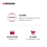 Wenger/威戈 Классическая портативная нагрудная сумка, черная сумка на одно плечо, из полиэстера