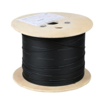 Outdoor One Core Three Wire Fiber Optic Leather Line Black National Standard Three Wire Steel Wire
