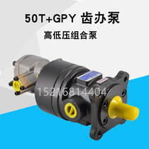 Hydraulic oil pump combination pump vane pump plus gear pump 50T-36-FR PA GPY 50T-12 39-FR PA