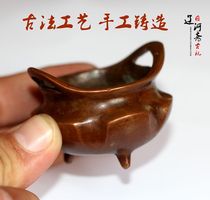 Antique Xuande Furnace Lotus Petal Shaped Phoenix Eyesque of the Incense Burner of the Incense Burner of the Incense Burner of the Incense Burner of the Incense Burner of the Incense Burner