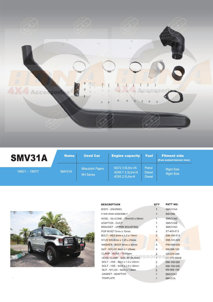 Suitable for Mitsubishi V31V32V33V43V45V73PAJERO Changfeng Cheetah Black Diamond involved water-throated sprinkler