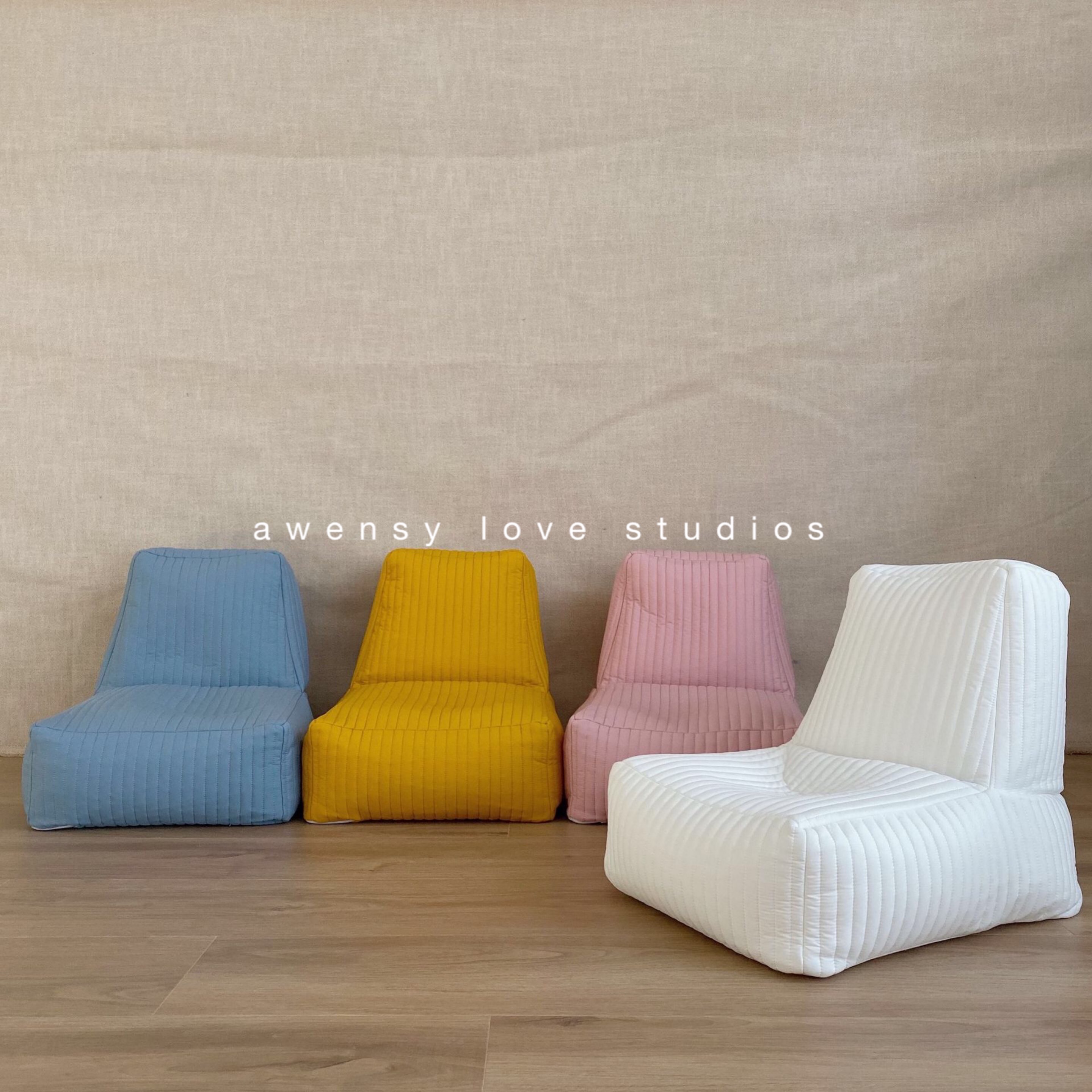 Awensy Love Quilted Full Cotton Ins Sloth Kids Baby Sofa Pet Couch Photographic Props