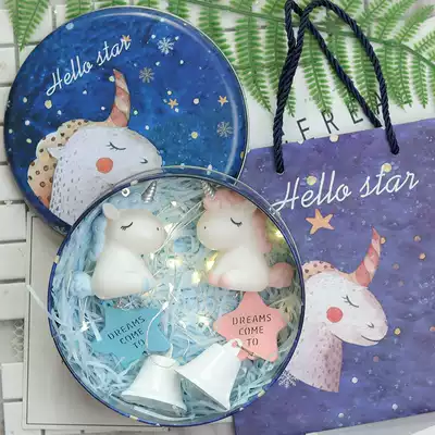 Unicorn wind chimes hanging decoration creative girls bedroom small fresh girl heart best friend birthday gift is particularly practical