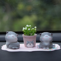 Car cute resin cat ornaments creative girls room decorations desktop desk birthday gift boys