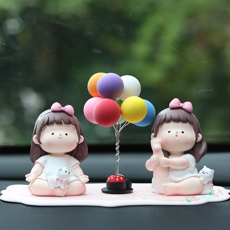 Yoga Girl Swing Piece Cute On-board Car Office Adornment Creative Desktop Healing Ensemble Young Girl Heart Gift