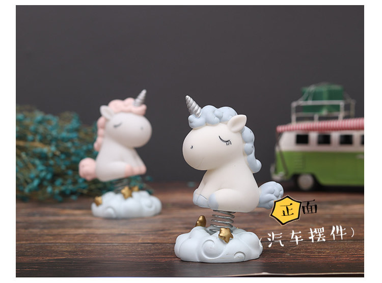 Ins Unicorn Xe Trang trí Sáng tạo Đêm Ánh sáng Trang trí phòng Cô gái Trái tim Quà tặng Sinh nhật Cô gái Thực tế đồ trang trí dcor giá rẻ