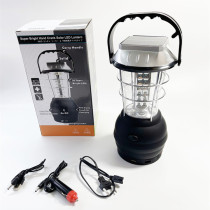 Hand-cranked solar emergency light Household rechargeable long standby outdoor camping with USB port mobile phone can be charged