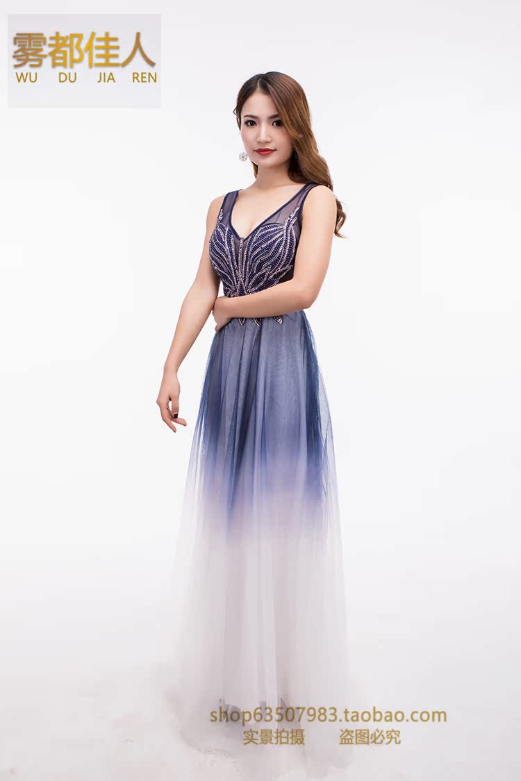 Robe de soirée en Satin - Ref 3211789 Image 8