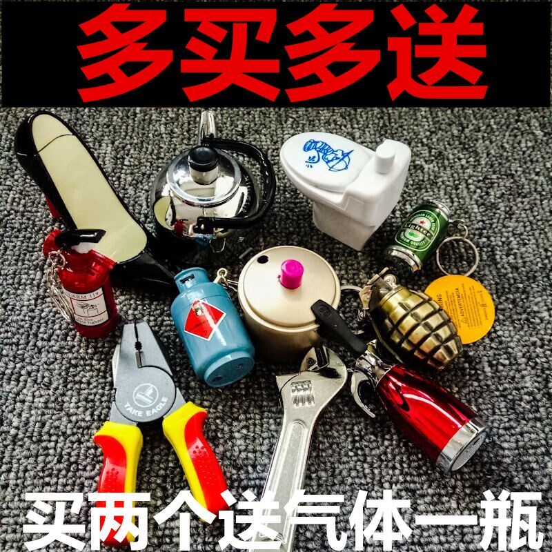Beverage Bottle Pliers Hammer hammer Delicate Pop Can Creative Lighter man personality Peculiar Whole Fun Pendant