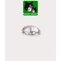 Кошка Big Spot Vivienne Westwood Vendome Western Empress Dowager Saturn 925 Silver 925 Silver