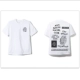 Белый заградий ASSC Short -Sleeved 210G хлопок
