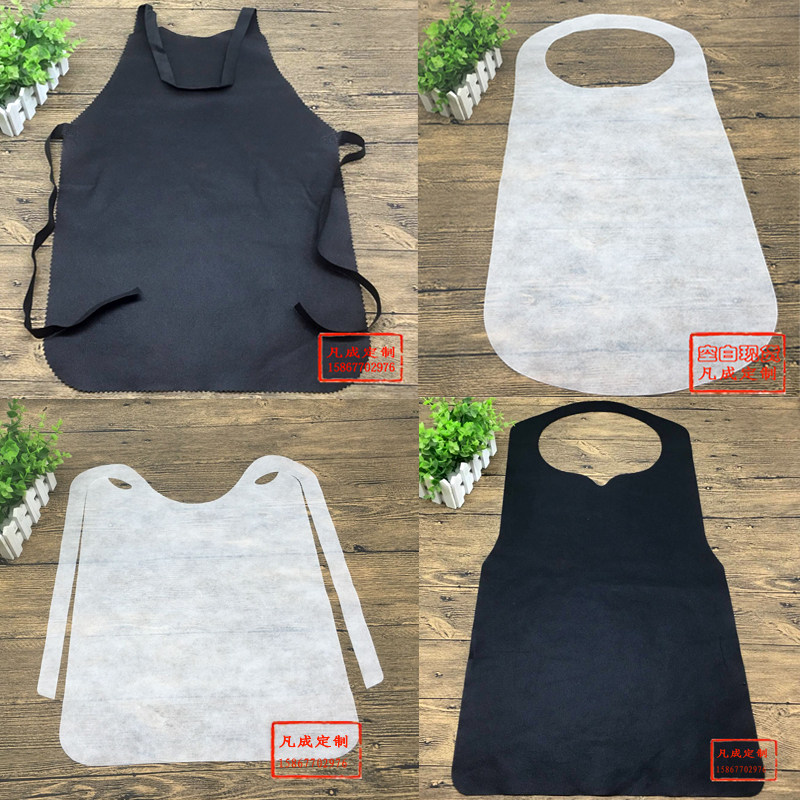 Custom guest with disposable unwoven apron Apron Adult Meal Single Baking Hotpot Lobster Barbecue Catering Roast Simple