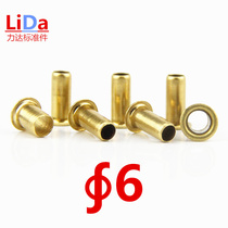 Brass hollow rivet eye button rivet copper punch tool M1 5M1 7M2M2 5M3M3 5M4M5M6