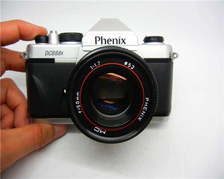 Phoenix dc888k + 50 1.7 cố định tập trung khẩu độ lớn ống kính SLR 135 phim camera máy ảnh nhiếp ảnh sử dụng