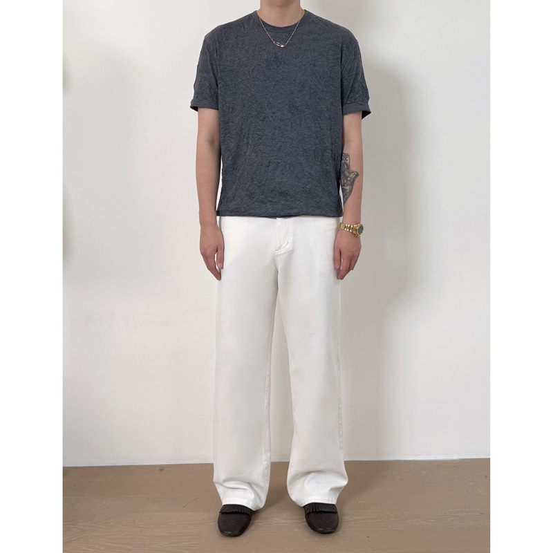 Rizzup Demna Style Japanese Triacetate Blend Jeans Casual Pants Flared Pants
