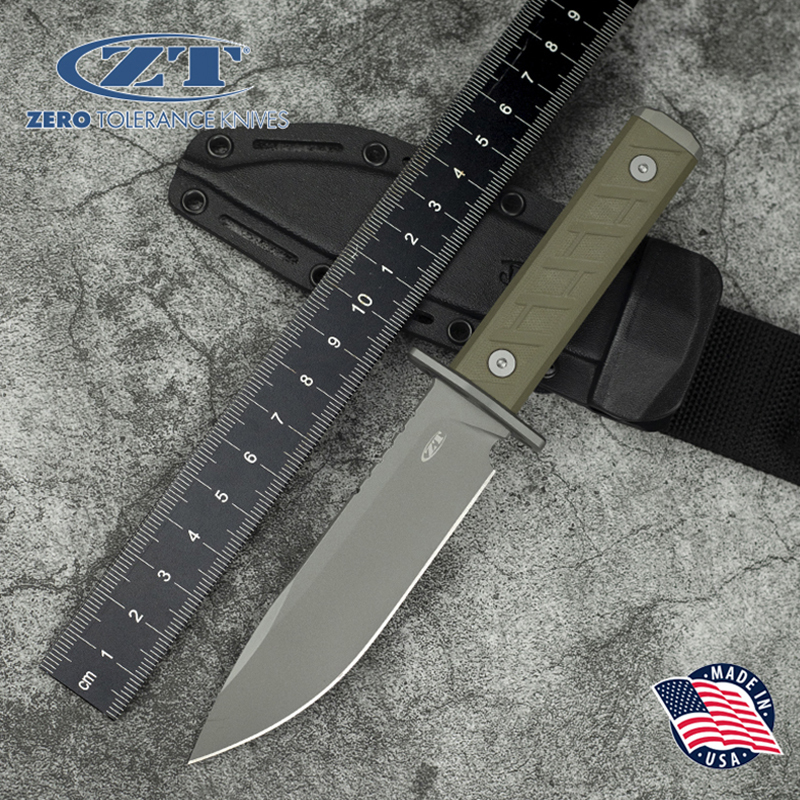 Imported from the United States, Zero Tolerance Zero Error Zt0006 Outdoor Tactical Camping Self-Defense Equipment 3V Straight Knife