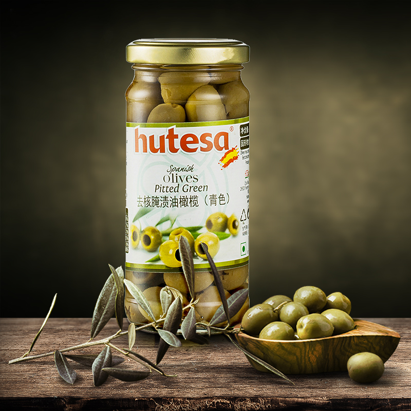 Imported Ford Sa to nuclear green olive 230g * 3 bottles Home Ready-to-eat Salad Pasta Pizza Ingredients Olives-Taobao