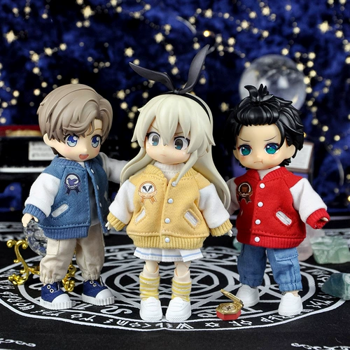 OB11 Детская бейсбольная одежда Molly Doll Одежда 12 очков BJD GSC YMY P9 Plain