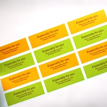 especially for you two-color sealing sticker cookie box cake box sticker 12 sticker price