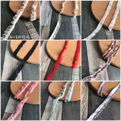 (Fungus lace collection) unilateral bilateral elastic band bjd baby clothes ob11 socks skirt lace