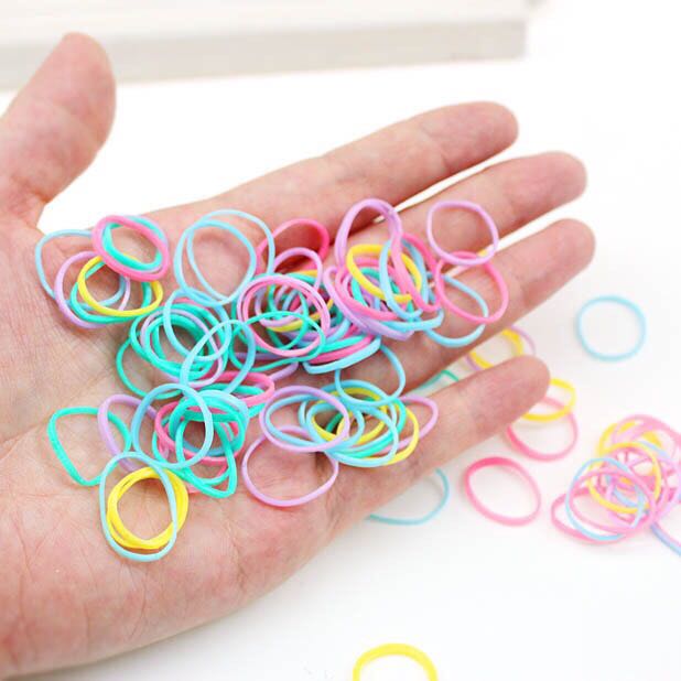 Strong pull constantly small rubber band mini color small rubber band a pack of bjd salon blythe baby with hair ring