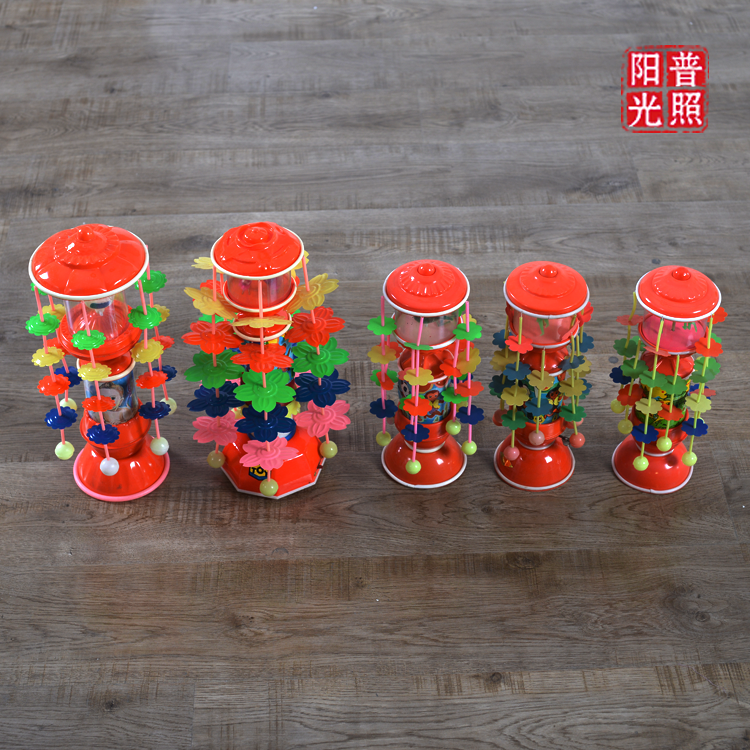 70 80 90s nostalgia old objects children plastic nostalgic toy hanging accessories wind bells with blemishes