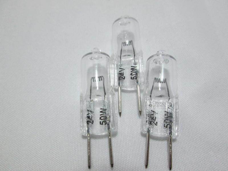 Machine tool bulbs quartz halogen tungsten lamp beads G6 35 24V 50W 50W special instrument light beads GY6 35
