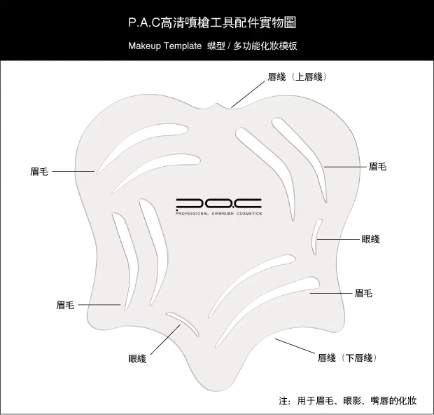 Đức PAC Peco HD phun súng trang điểm / trang điểm / thế hệ thứ 3 Súng phun sơn nền dạng lỏng / màu caramel - Nền tảng chất lỏng / Stick Foundation nền collagen