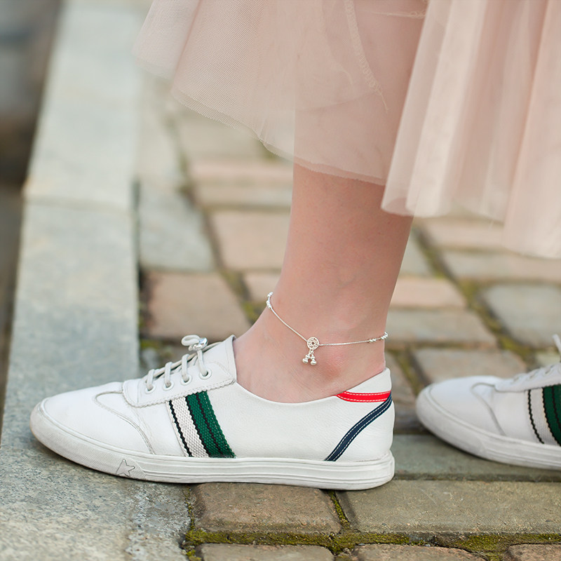 Bracelet de cheville Femme en Argenterie - Ref 3102161 Image 3