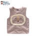 Thận đậu bông dày bên mở bé áo vest trẻ em nam nữ ấm áp vest vest vest xuân hè Áo ghi lê