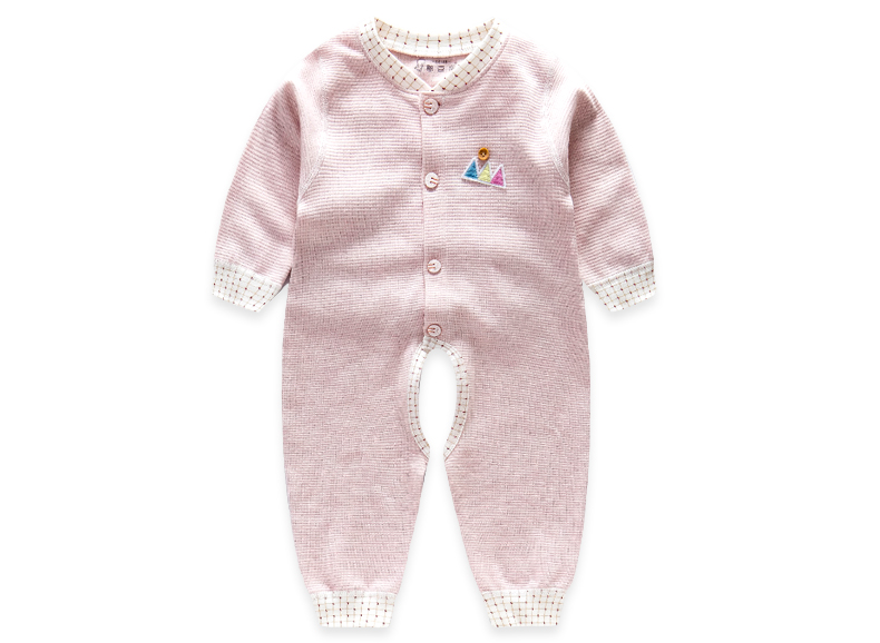 Kidney Bean Dragon Bonless Cotton Baby Baby Áo dài tay Một mảnh Nam và Nữ Baby Haber Đồ ngủ sơ sinh Quần áo mùa xuân và mùa thu bộ body suit cho bé nhật bản