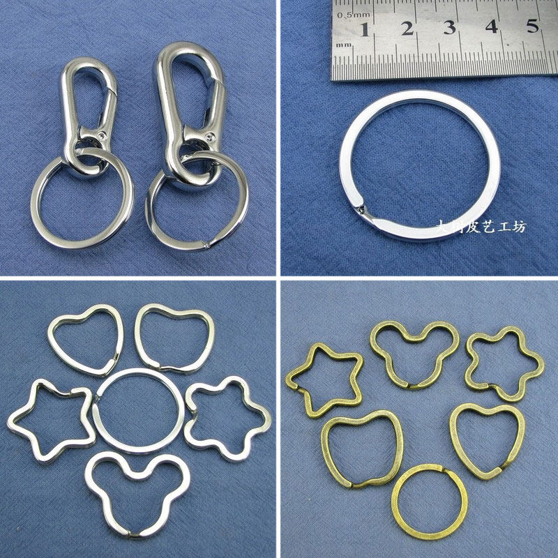 Keychain Retro Cartoon Keyring Key Ring Belt Keychain DIY Keychain Accessories