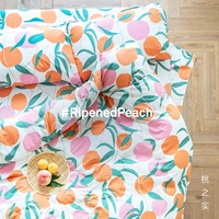 Castlegarden Retro Silkman Cotton Summer Calm был покрыт односпальной кроватью, четырехпроизводительным одиночным персиком.