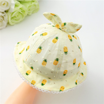Spring and summer baby lace princess hat girl sun hat baby Hundred Day hat hat child sun hat thin