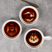 Creative Japanese Bump Mount Fuji soy sauce saucer three-dimensional relief cat star ceramic dressing dish