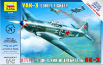 Red STAR ZVEZDA 7301 1 72 Soviet YAK-3 YAK-3 Fighter