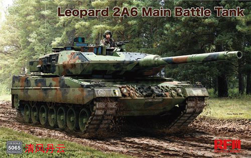 Wheatfield RFM-5065 1 35 German Leopard 2A6 main battle tank shell version with active track