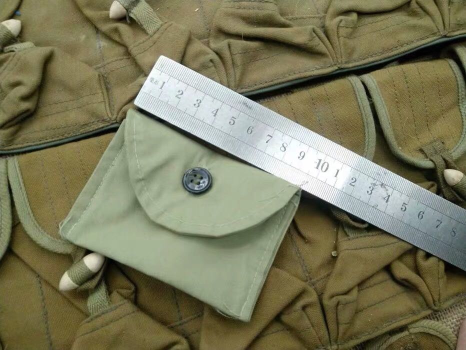 Old stock Out of stock 70s Original Canvas Needle wire bag Miscellaneous Bag Zero Money Bag Fine Cotton Fabric Bag Can Be Placed Pointing North Needle