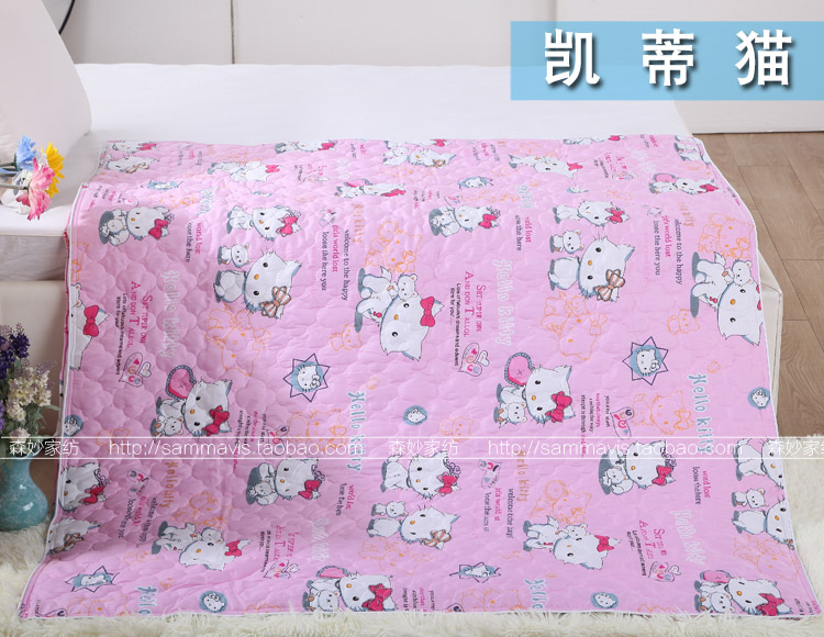 Bông trẻ em chăn che mẫu giáo sinh viên dày bông bông mảnh duy nhất phim hoạt hình bé quilt cover 1.2 m 1.5 m