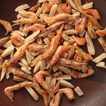 Japan imported snacks Izumiya almond dried shrimp 48g childrens mini bag Ready-to-eat seafood nutrition leisure snacks