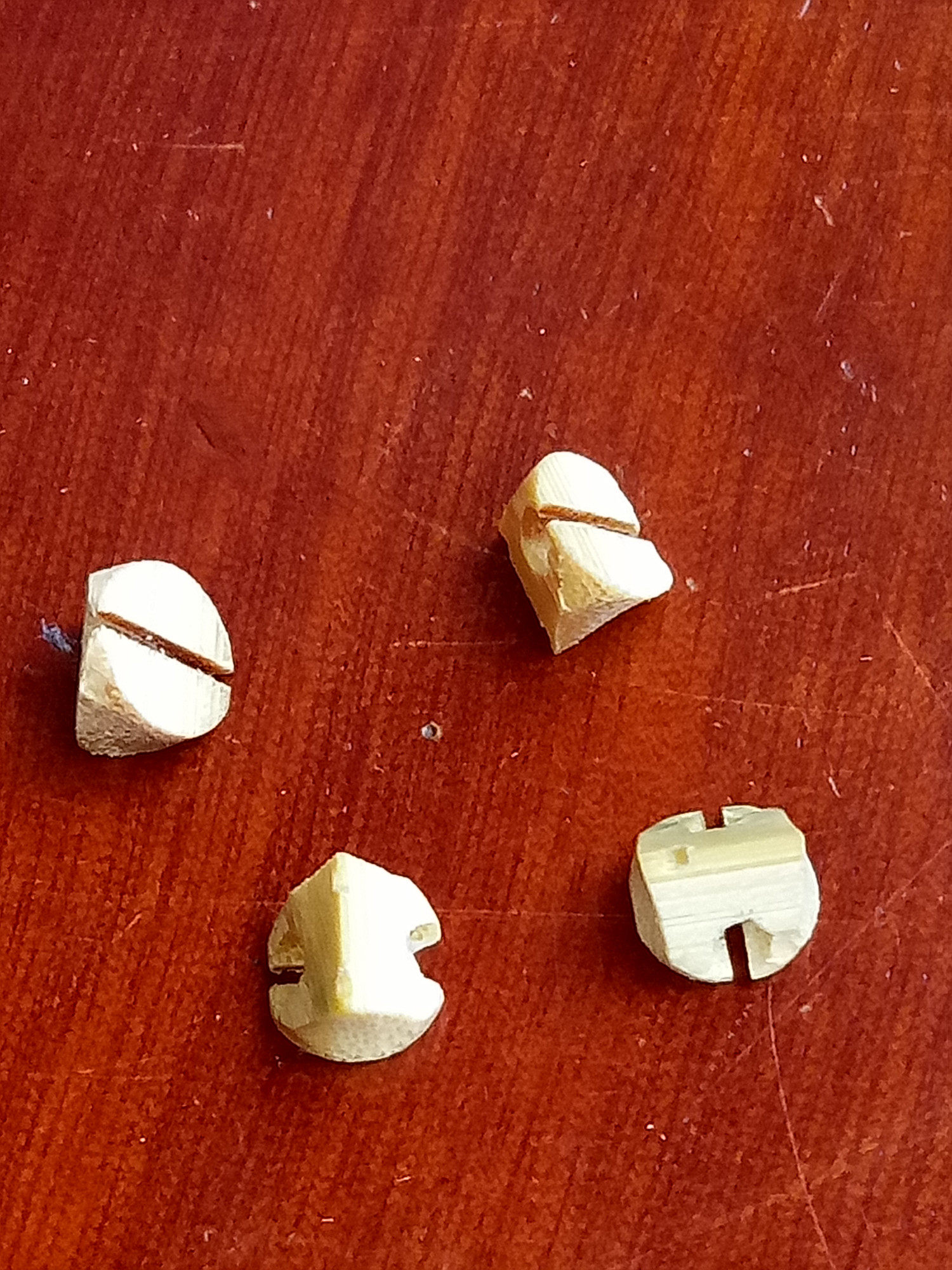 Musical instrument accessories Jinghu Qin code Bamboo bamboo tube Iron tube Pole burden