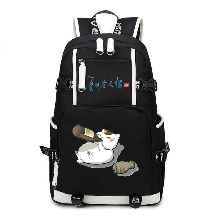 Natsume tài khoản bạn túi mèo vai giáo viên túi anime xung quanh ba lô 贵志 túi du lịch nam và nữ - Carton / Hoạt hình liên quan hình dán doraemon