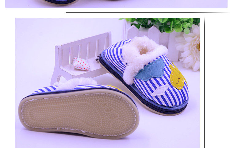 Pantoufles enfants en coton pour hiver - semelle tendon - Ref 987045 Image 22