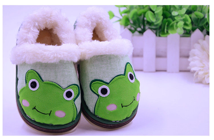 Pantoufles enfants en coton pour hiver - semelle tendon - Ref 987045 Image 27