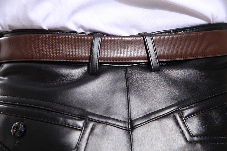 Pantalon cuir homme droit pour automne - Ref 1488258 Image 34