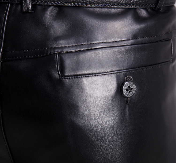 Pantalon cuir homme droit pour hiver - Ref 1488460 Image 17