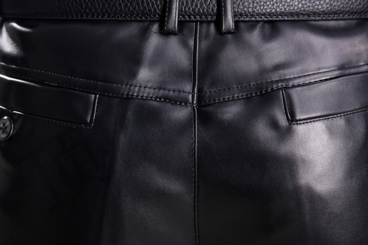 Pantalon cuir homme droit pour hiver - Ref 1488460 Image 16