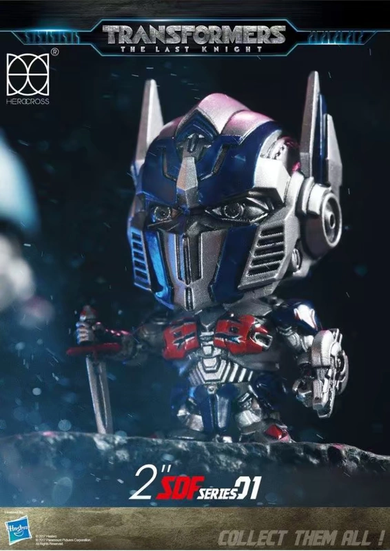 Phiên bản Heracer Q của Transformers 5 Optimus Prime tay còi Sqweek trang trí xe máy nhỏ - Capsule Đồ chơi / Búp bê / BJD / Đồ chơi binh sĩ