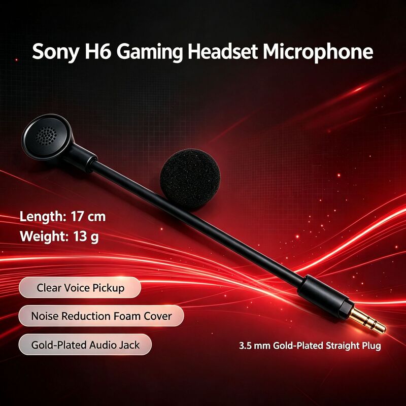 Suitable for Sony H6 Gaming Headset Microphone