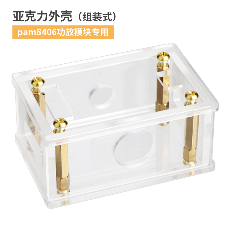 Customize exclusive this shop pam8406 power amplifier module DIY with acrylic shell assembled protective shell